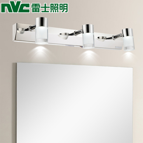 雷士照明LED水晶镜前灯浴室卫生间现代简约防水家用化妆镜柜壁灯
