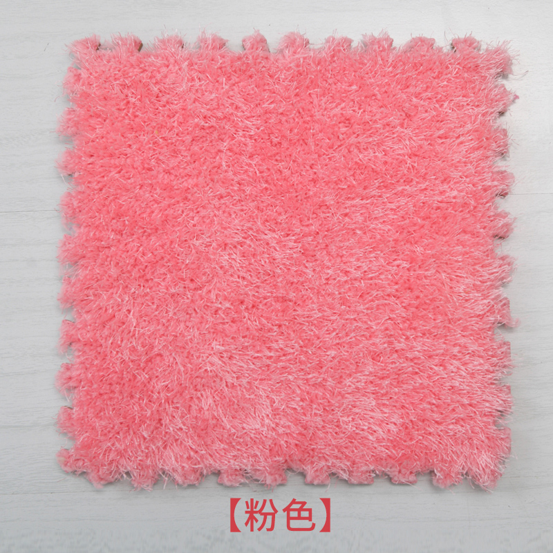 泡沫地垫绒面卧室网红可爱拼接地毯榻榻米客厅满铺地板飘窗垫家用