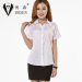 博森女士商务时尚多色韩版修身职业装短袖衬衣BS0602