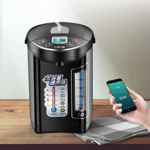 苏泊尔电热水瓶家用智能恒温全自动一体大容量保温不锈钢电烧水壶