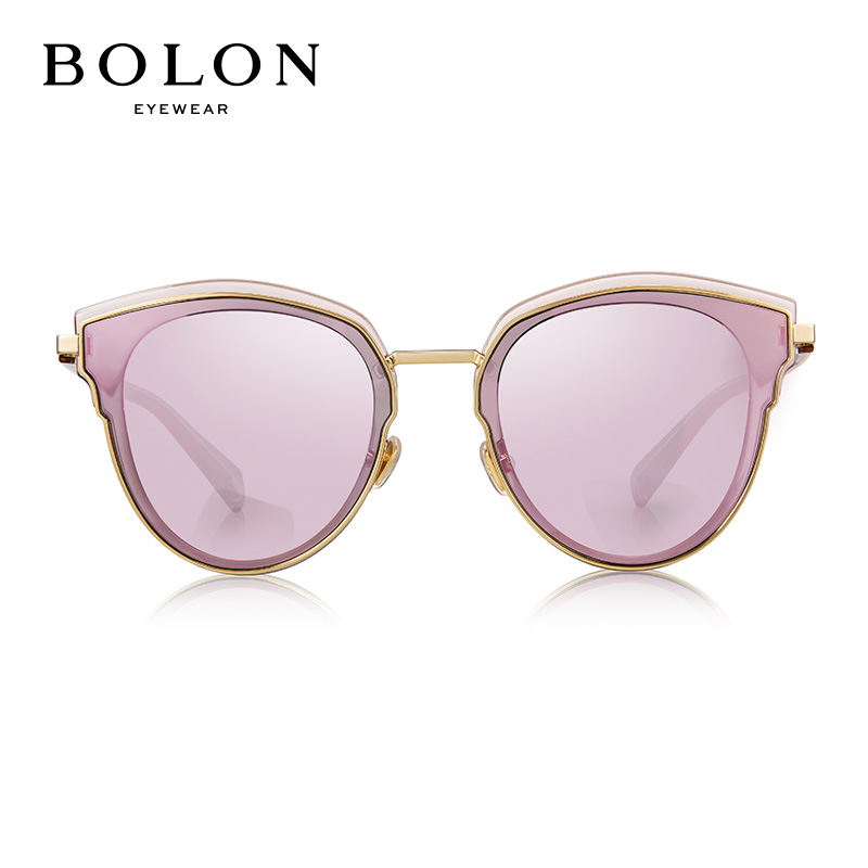 暴龙BOLON太阳镜女款时尚眼镜猫眼框墨镜BL6056B30