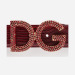 杜嘉班纳/Dolce&Gabbana 鬣蜥蜴皮印花小牛皮腰带