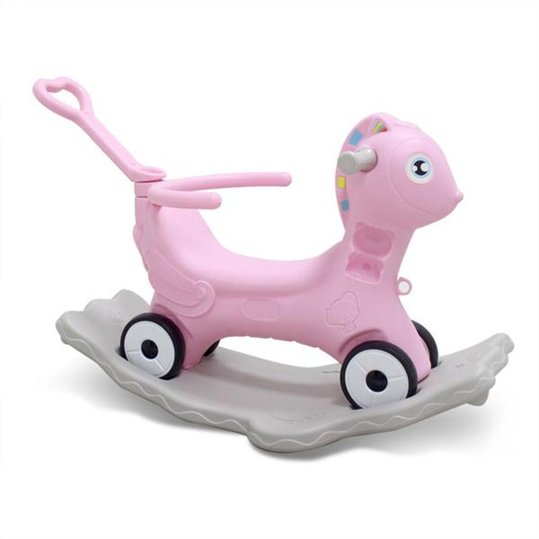 儿童音乐塑料摇摇马轮滑推车宝宝婴幼儿礼物摇摇椅木马玩具学步车