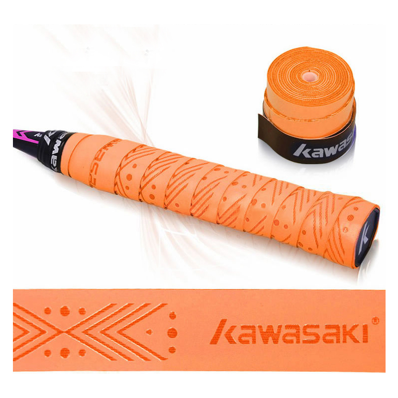 川崎 kawasaki 羽毛球拍柄皮 手胶 吸汗带 一条装 X5 网球拍 透气防滑 红色