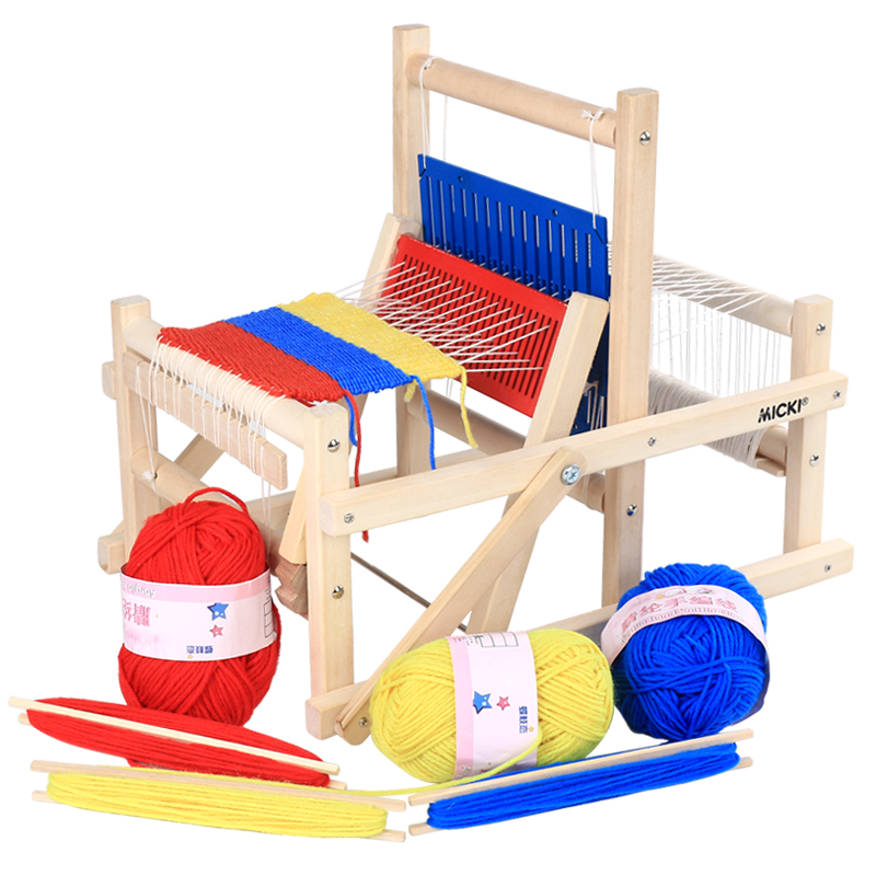 儿童毛线织布机编织机手工diy制作女孩 宝宝过家家玩具幼儿园礼物