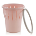 雅高 压圈垃圾桶 3个装 家用无盖塑料干湿分类垃圾桶(颜色随机)