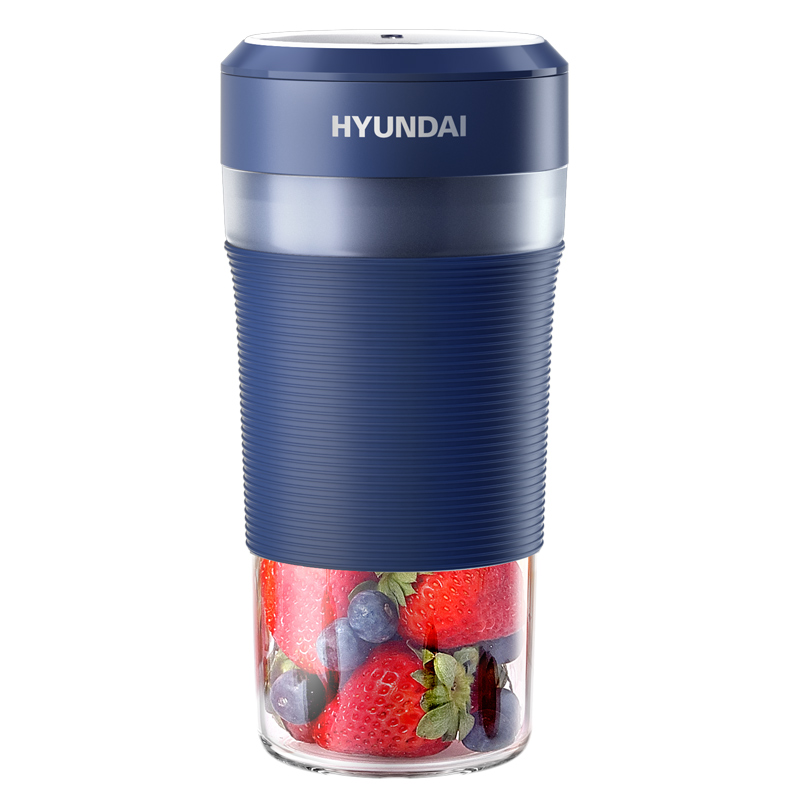 HYUNDAI/韩国现代 便携式榨汁机 星果杯迷你料理机家用原汁机果汁机 有线QC-JB2313 