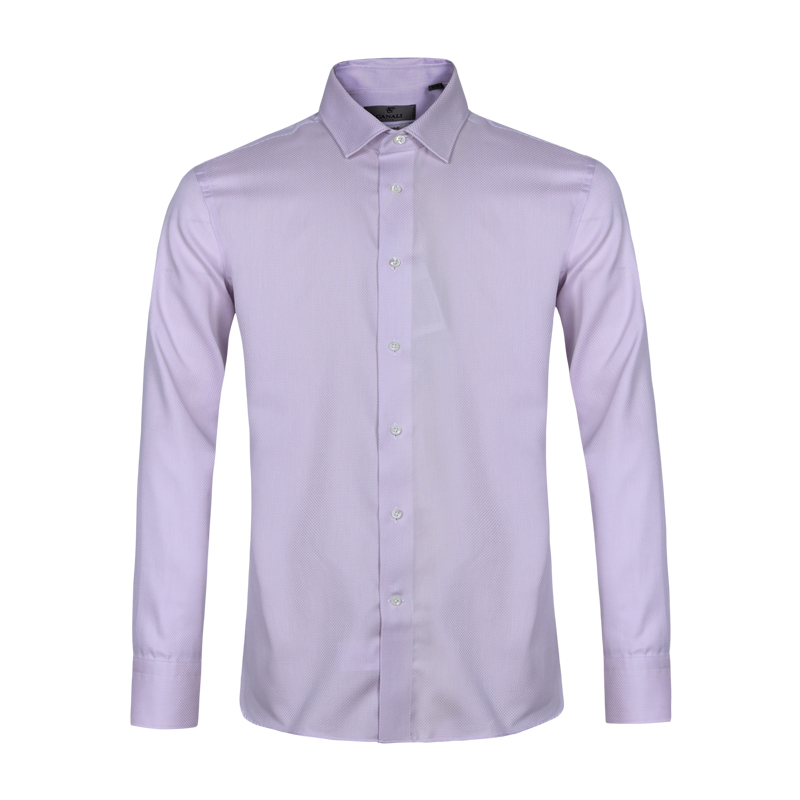CANALI/康纳利 男士商务修身纯色休闲衬衫