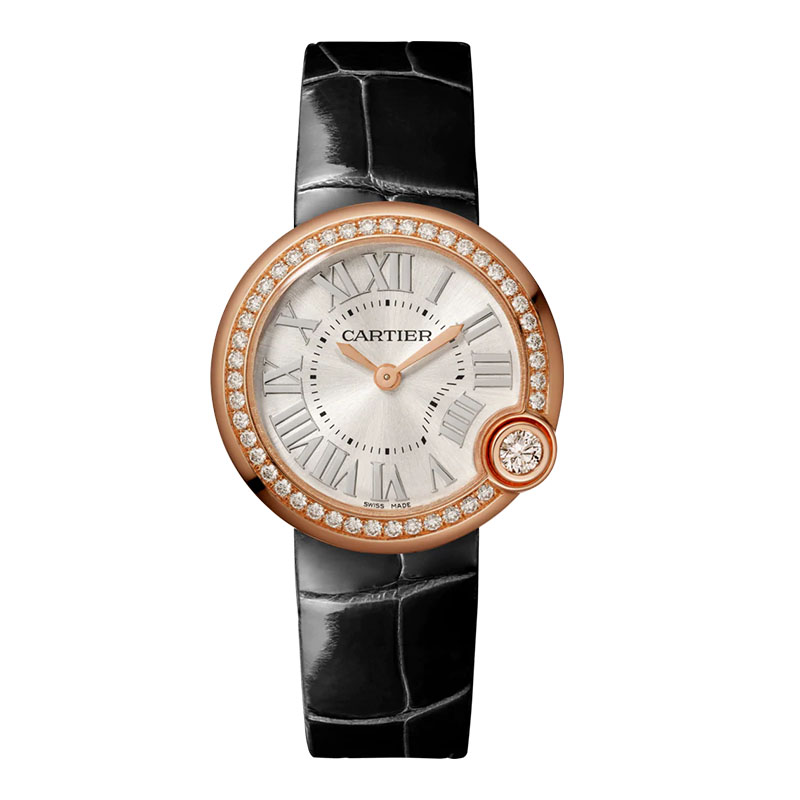卡地亚/Cartier BALLON BLANC DE CARTIER皮带表腕表