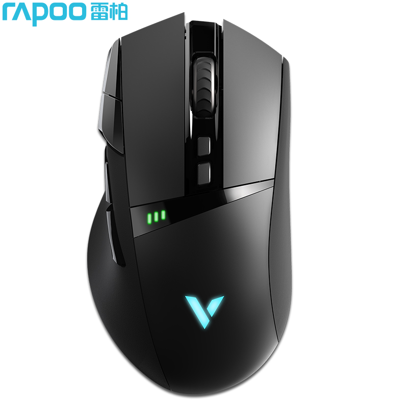 雷柏（Rapoo） VT350C 有线鼠标 无线鼠标 游戏鼠标 11个可编程按键 充电鼠标 吃鸡鼠标