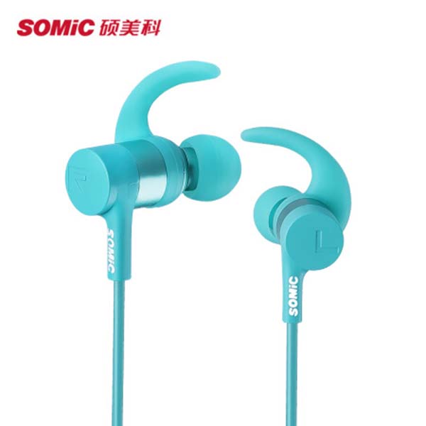 硕美科 （SOMIC） W2 无线运动蓝牙耳机 手机耳机 磁吸入耳式耳机 音乐耳机 草木绿