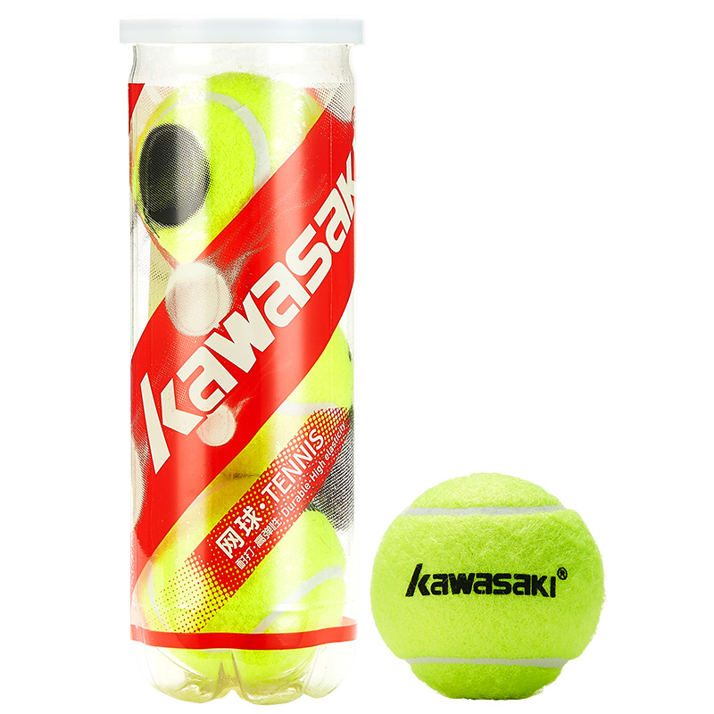 川崎KAWASAKI 比赛训练网球 3只装 KT-80