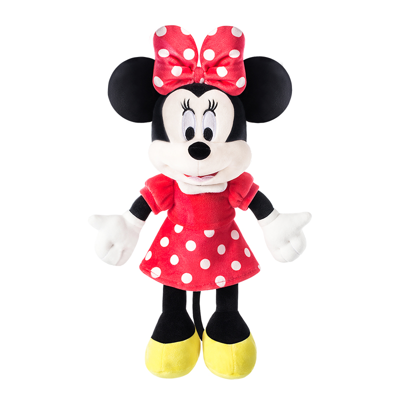迪士尼Disney 毛绒玩具 米妮娃娃公仔 经典卡通布偶靠垫