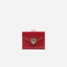 杜嘉班纳/Dolce&Gabbana DEVOTION 小牛皮法式带盖钱包