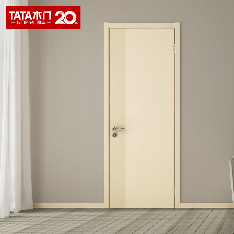 TATA木门 时尚拼花室内门 卧室房门实木复合厨房门