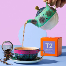 澳洲T2摩洛哥骨瓷子母壶英式下午茶家用创意礼物泡茶壶套装450ml